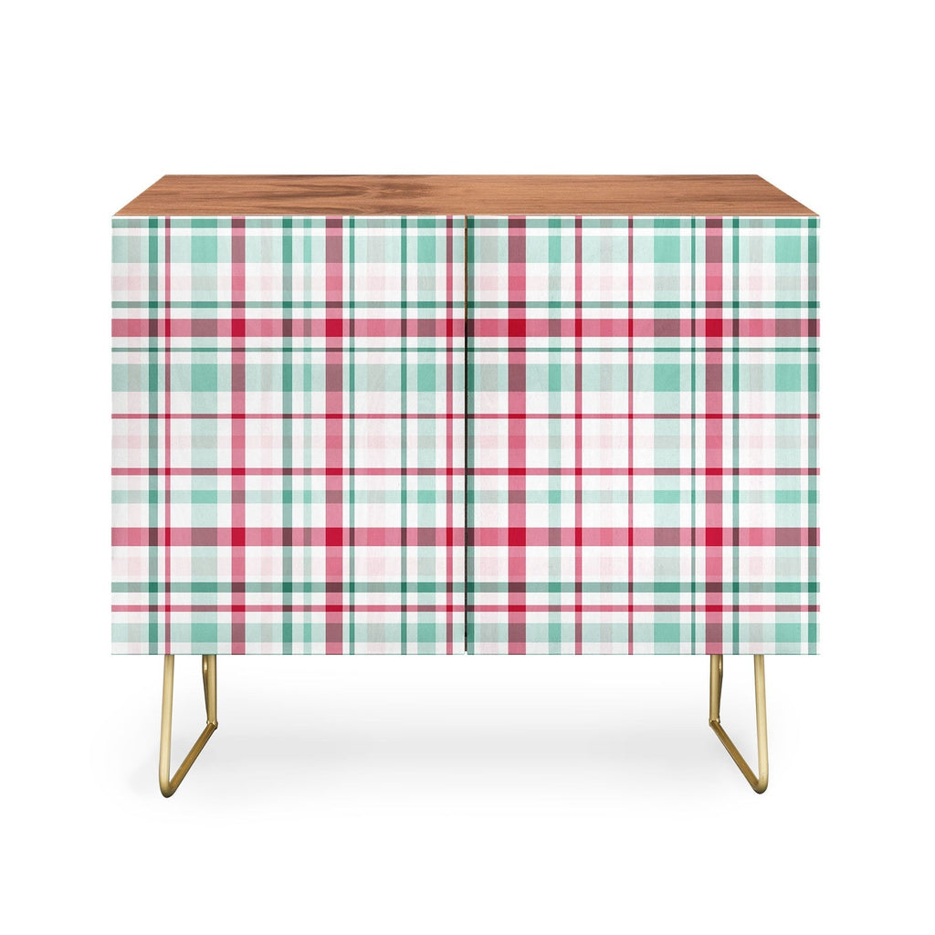 Lisa Argyropoulos Merry Vintage Plaid Credenza