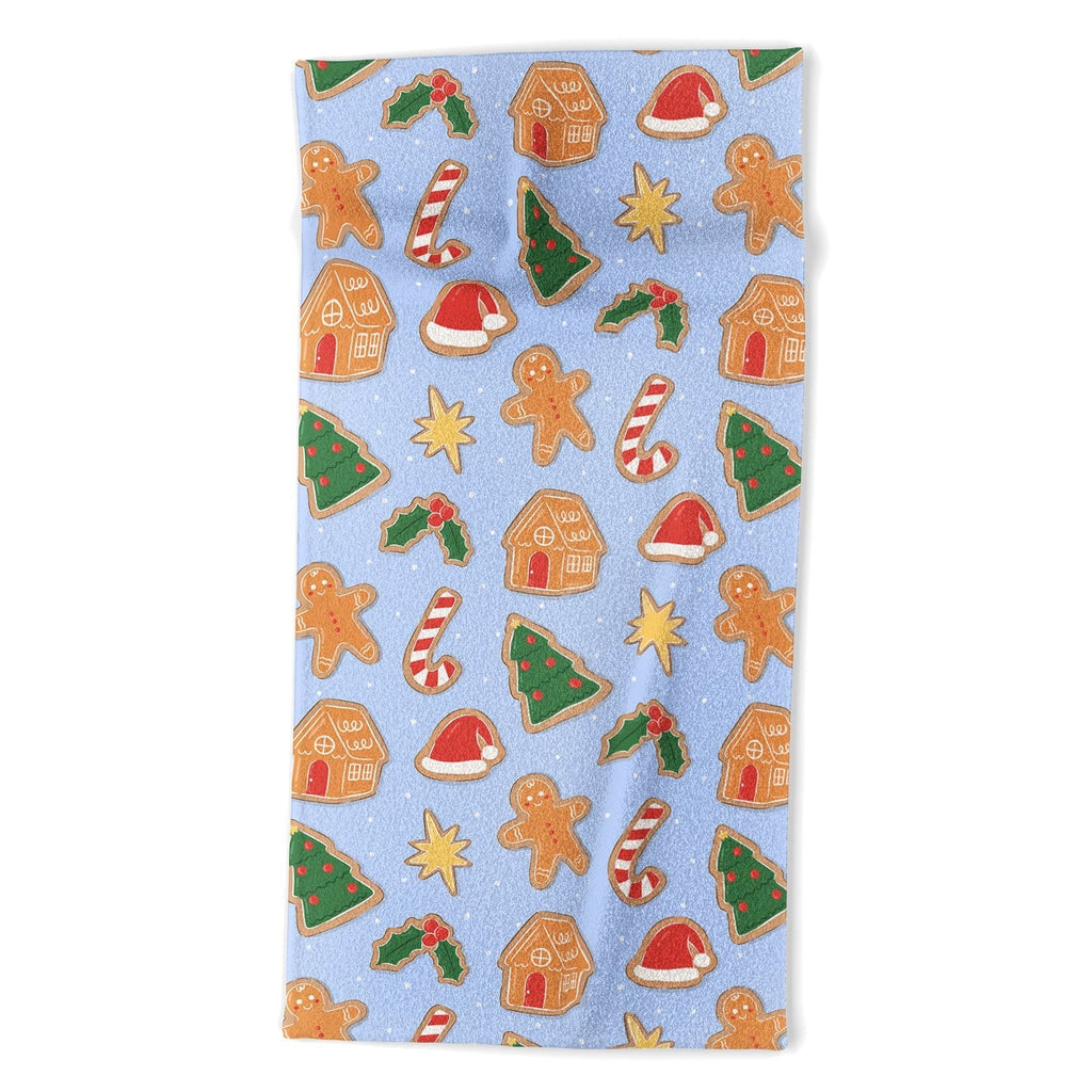 Love_Ryming Christmas Cookies Beach Towel