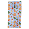 Love_Ryming Christmas Cookies Beach Towel