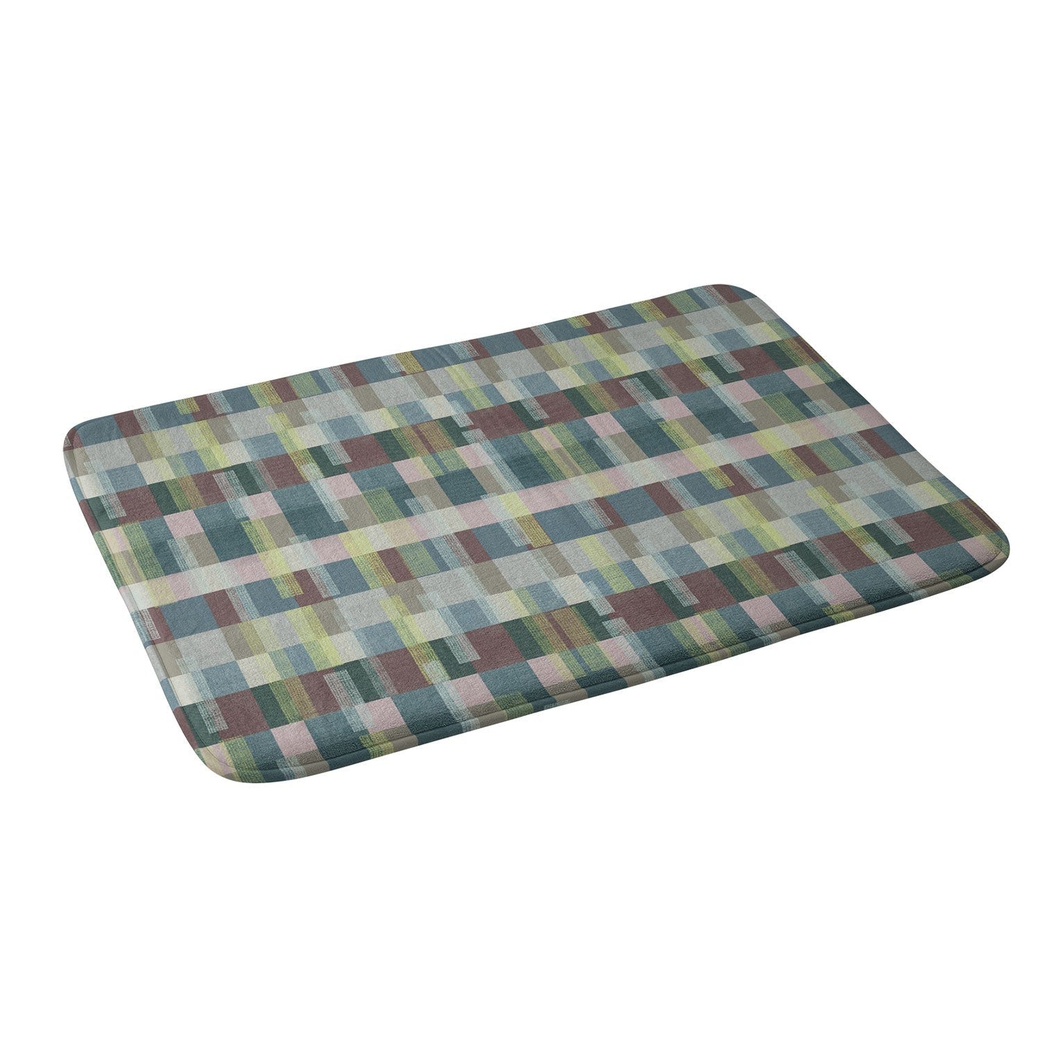 Marta Barragan Camarasa Dynamic Linear Blocks Memory Foam Bath Mat