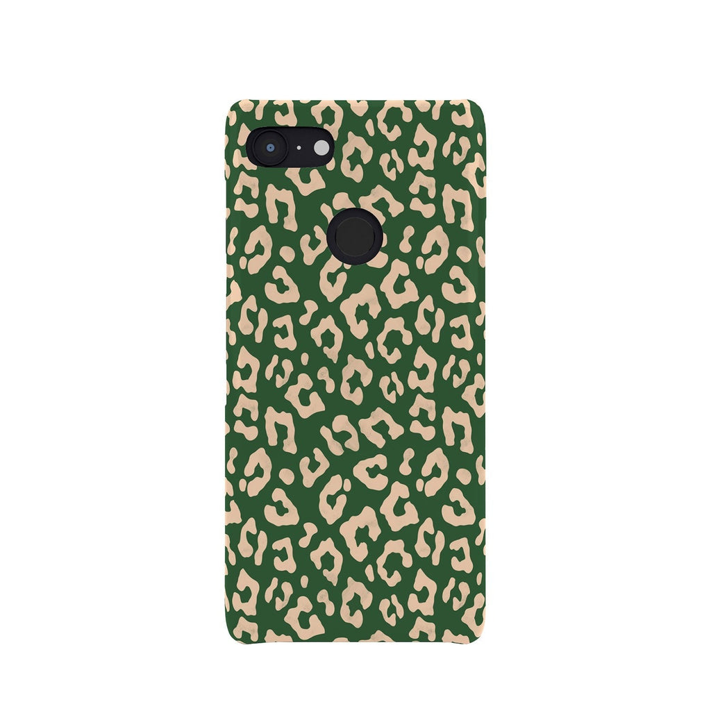 Avenie BR Cheetah Print In Green Phone Case