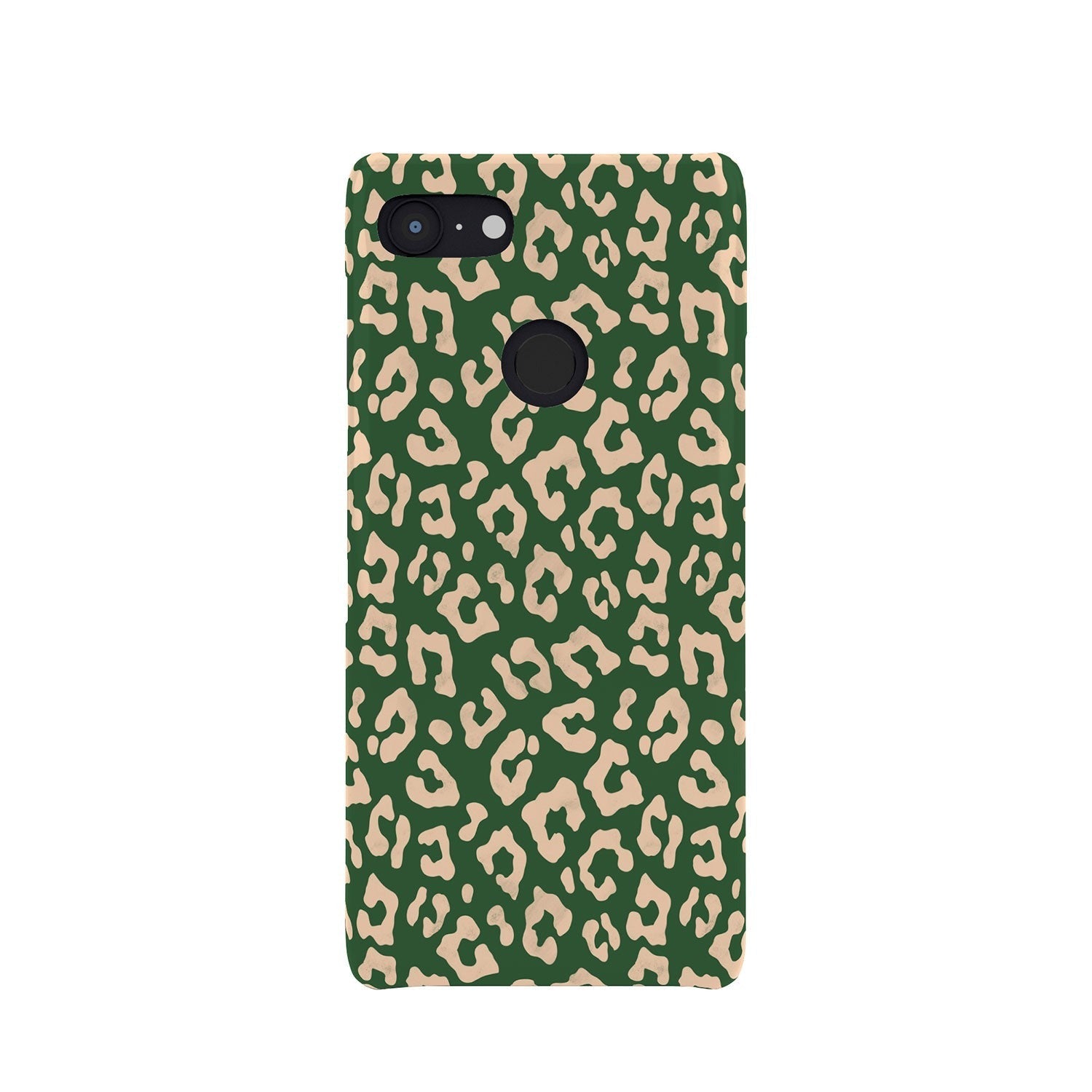 Avenie BR Cheetah Print In Green Phone Case