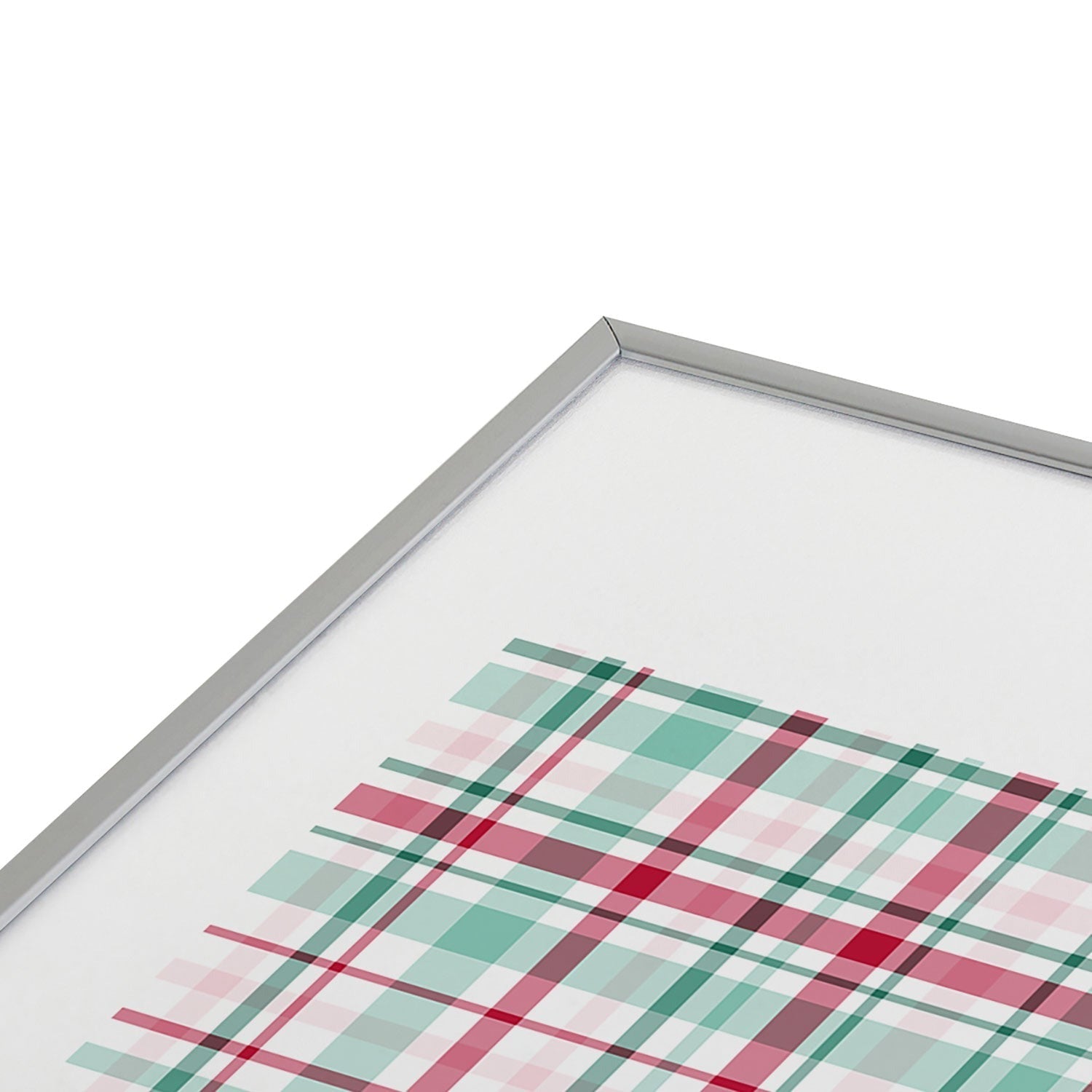 Lisa Argyropoulos Merry Vintage Plaid Metal Framed Art Print