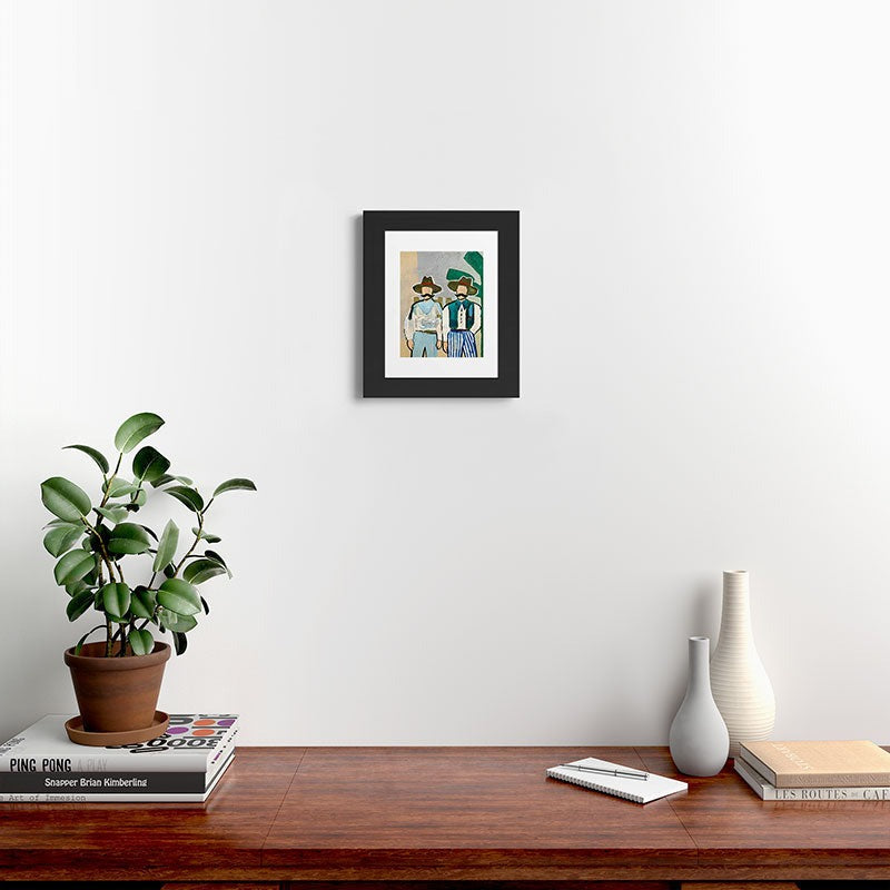83 Oranges Side By Side Cowboy Edition Framed Art Print