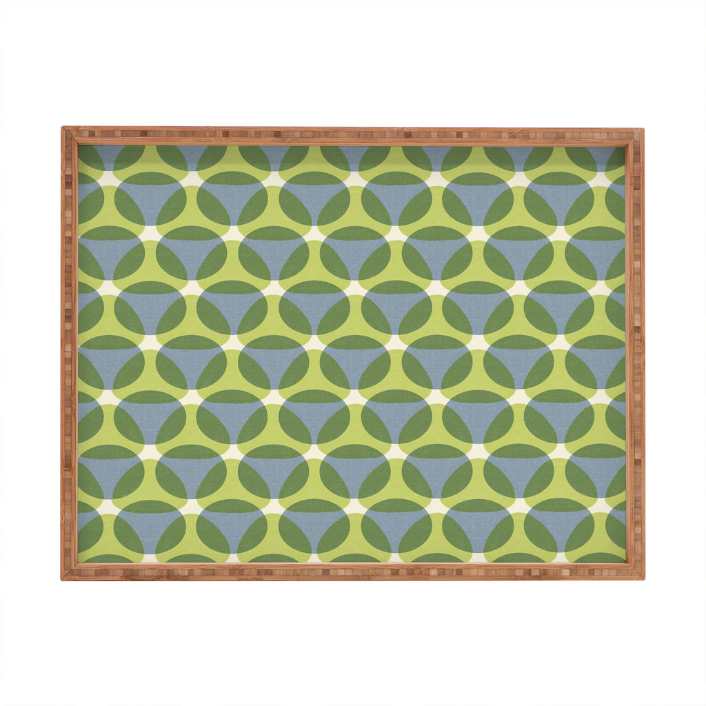 Marta Barragan Camarasa Stylish Retro Circle Rectangular Tray