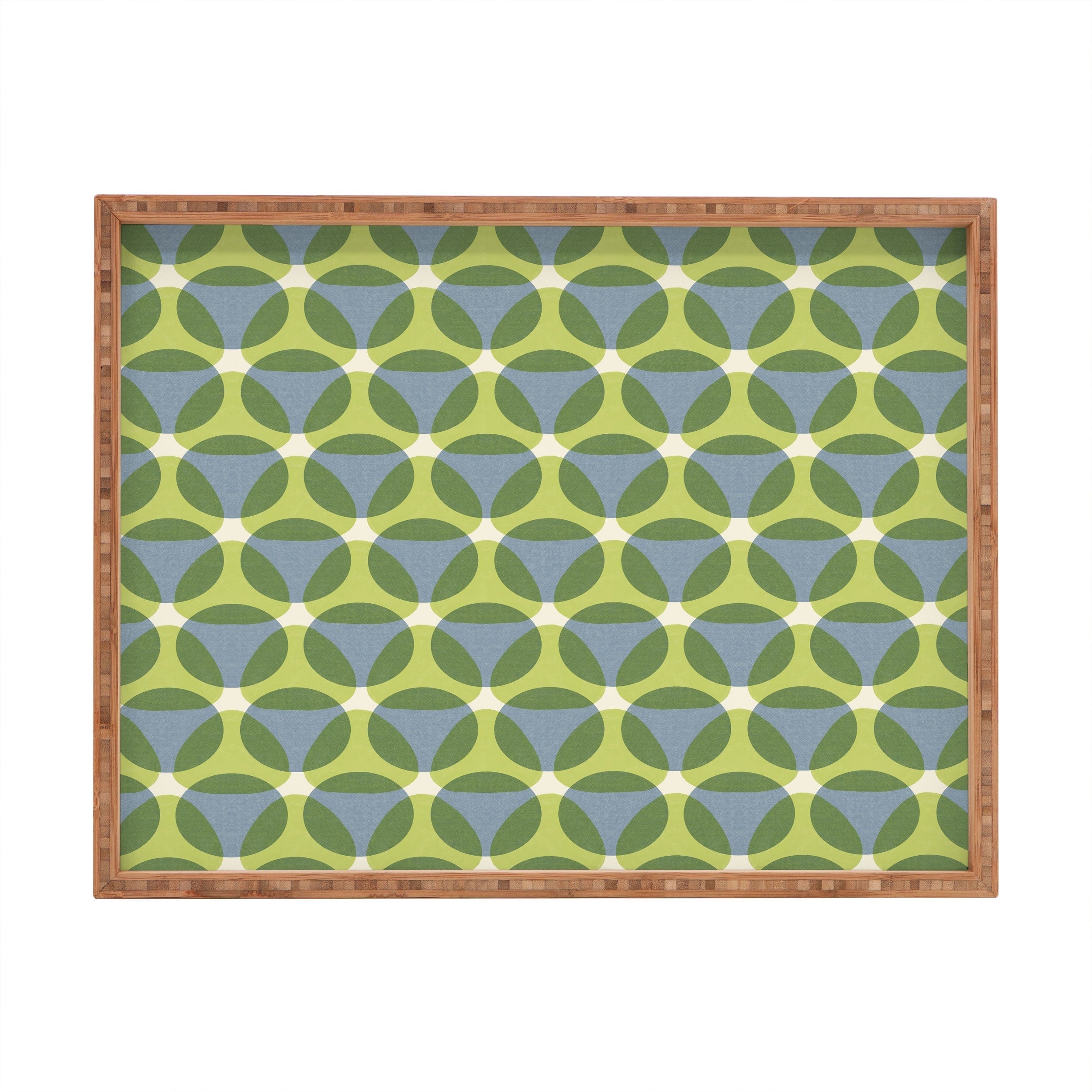Marta Barragan Camarasa Stylish Retro Circle Rectangular Tray