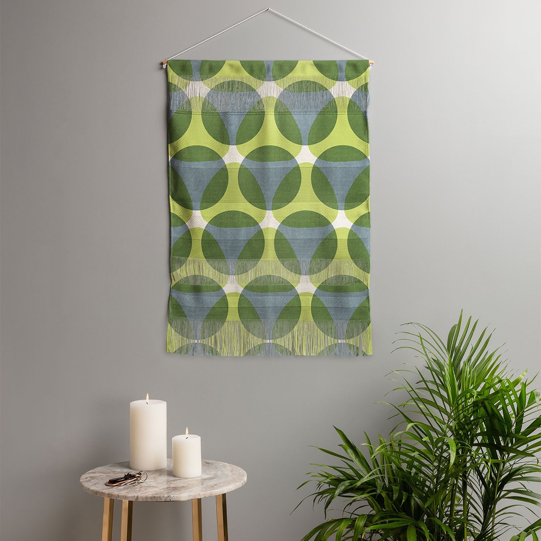 Marta Barragan Camarasa Stylish Retro Circle Wall Hanging Portrait