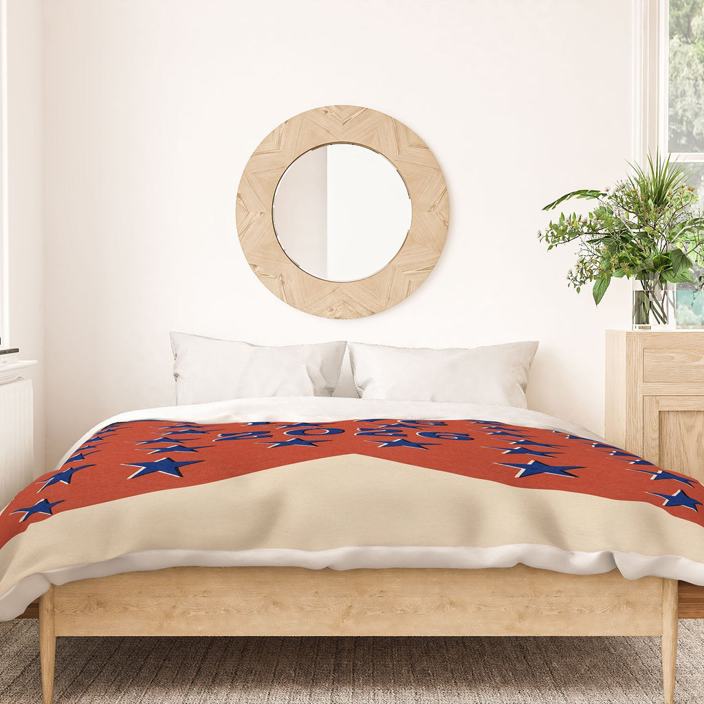 DENY Designs Star Banner Duvet Cover
