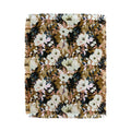 Marta Barragan Camarasa Romantic Floral Fusion Throw Blanket