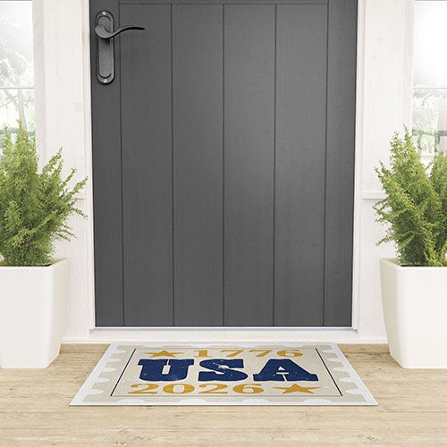DENY Designs USA Stamp Welcome Mat