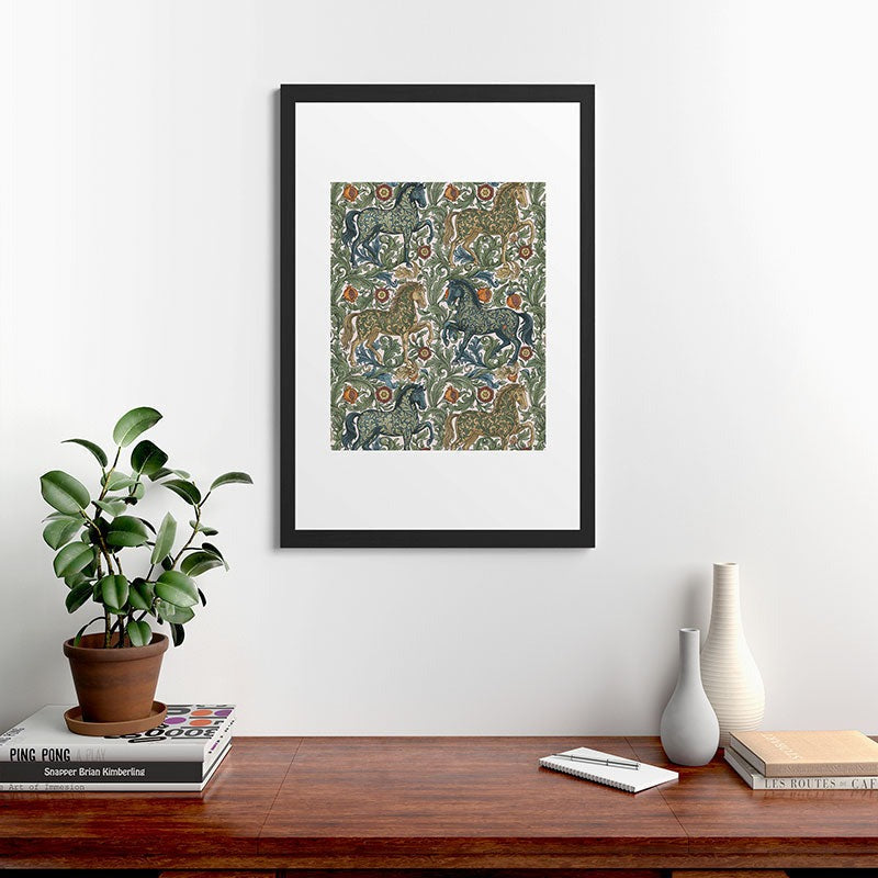 Marta Barragan Camarasa Renaissance Horse Garden Framed Art Print