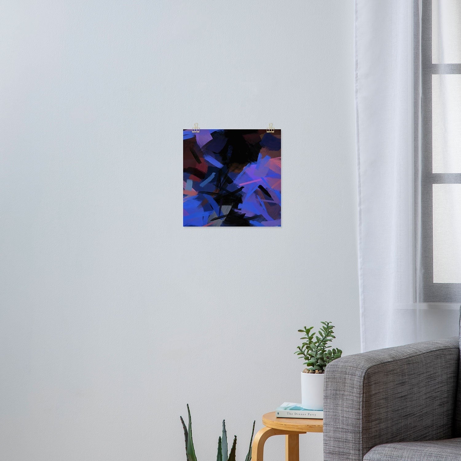 83 Oranges Midnight Sparks Art Print