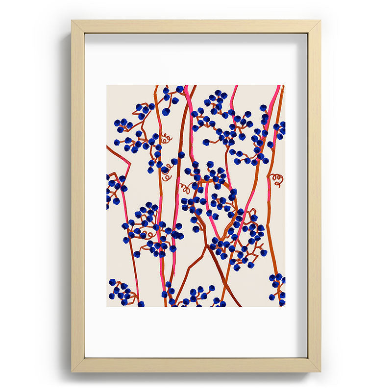 83 Oranges Berry Summer Recessed Framing Rectangle