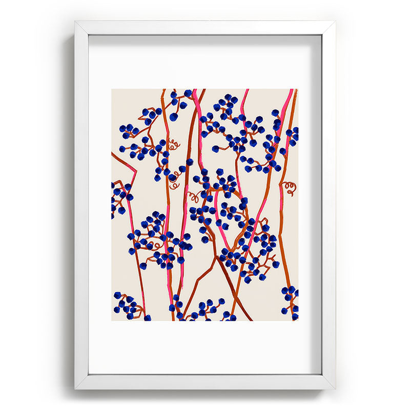 83 Oranges Berry Summer Recessed Framing Rectangle