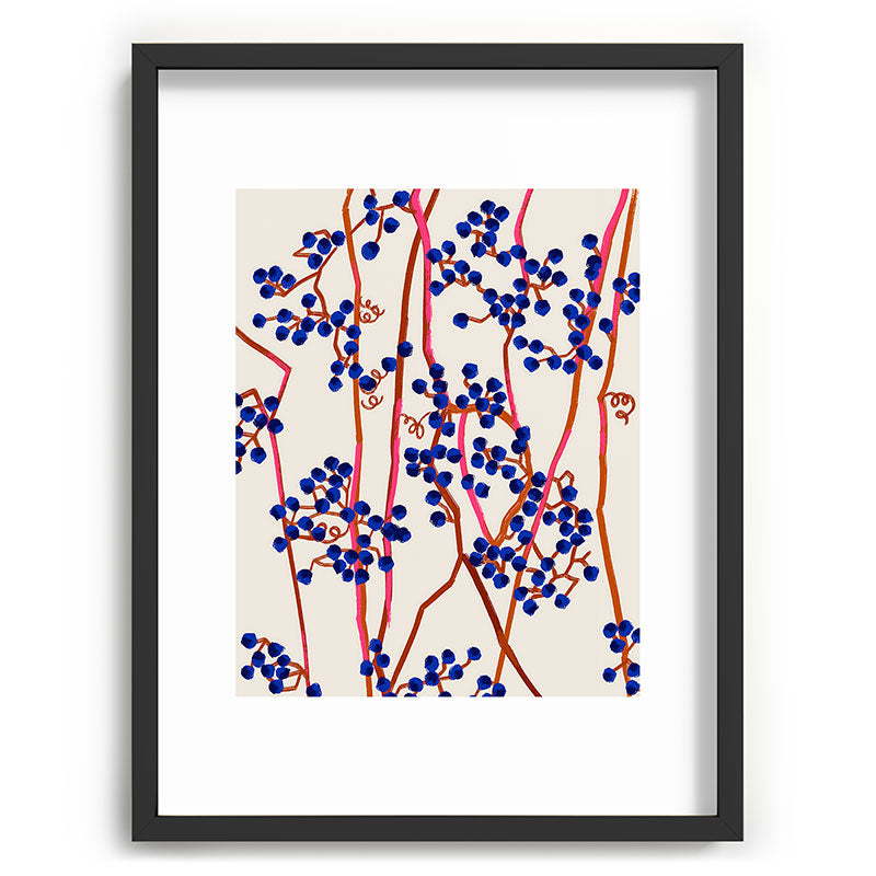 83 Oranges Berry Summer Recessed Framing Rectangle