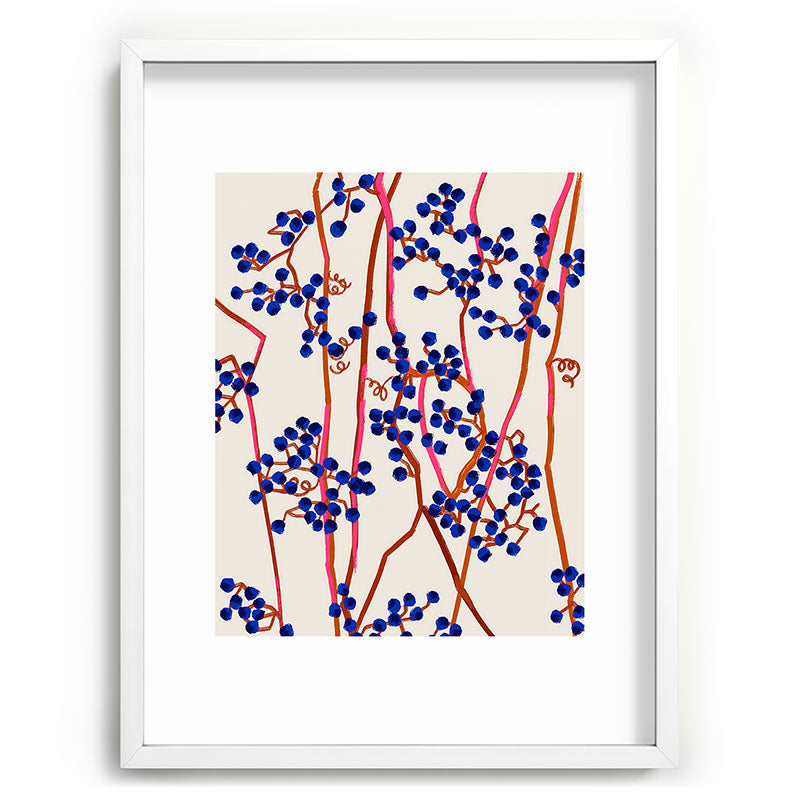 83 Oranges Berry Summer Recessed Framing Rectangle