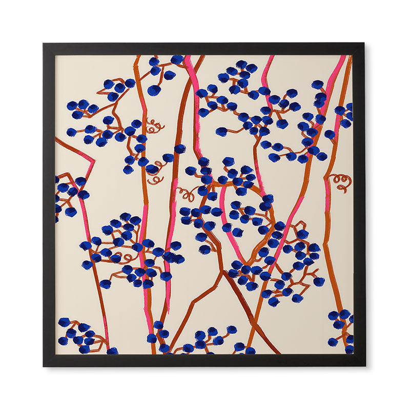 83 Oranges Berry Summer Framed Wall Art