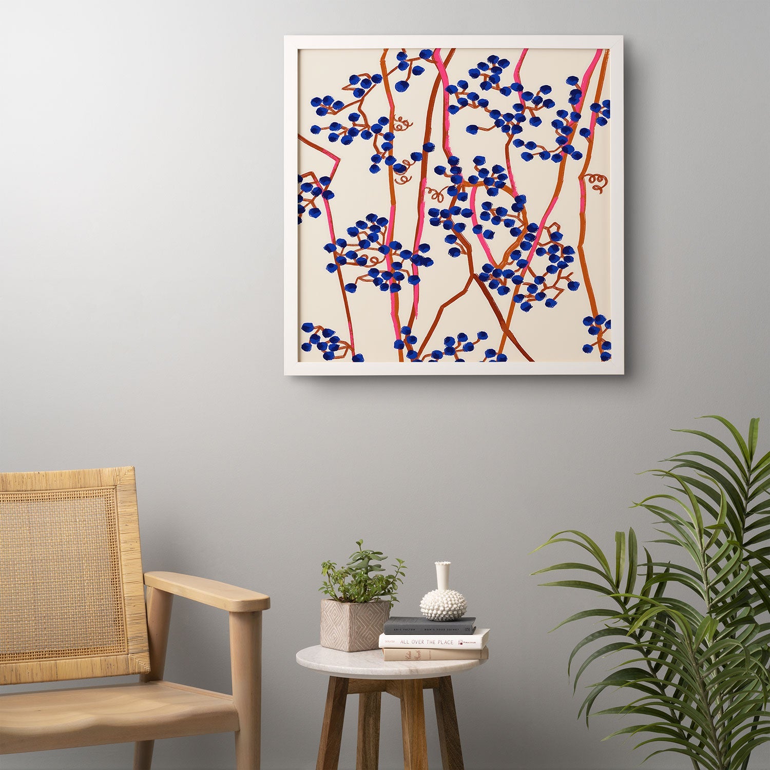 83 Oranges Berry Summer Framed Wall Art