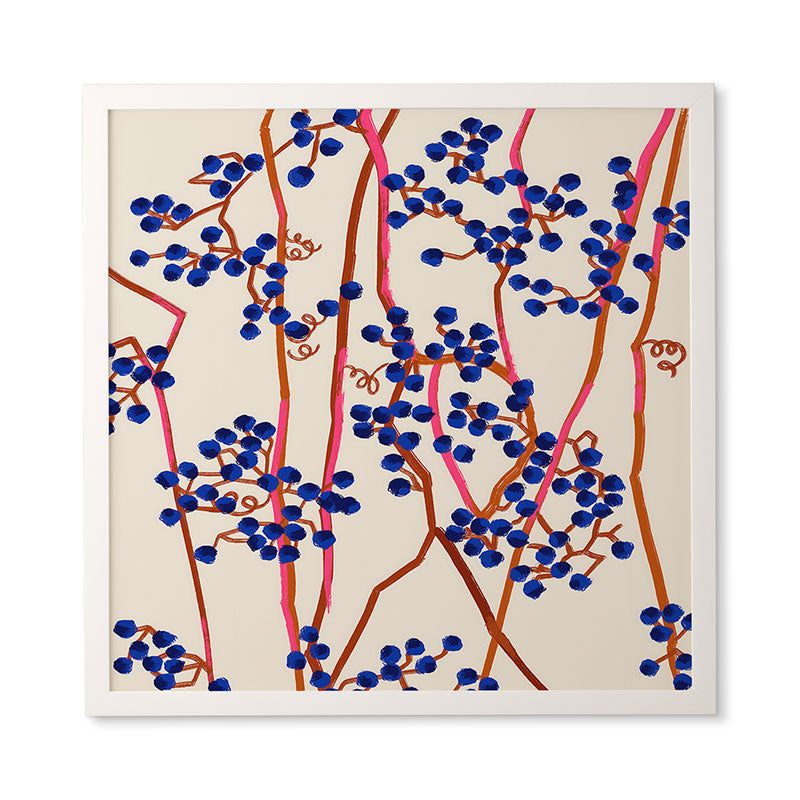 83 Oranges Berry Summer Framed Wall Art