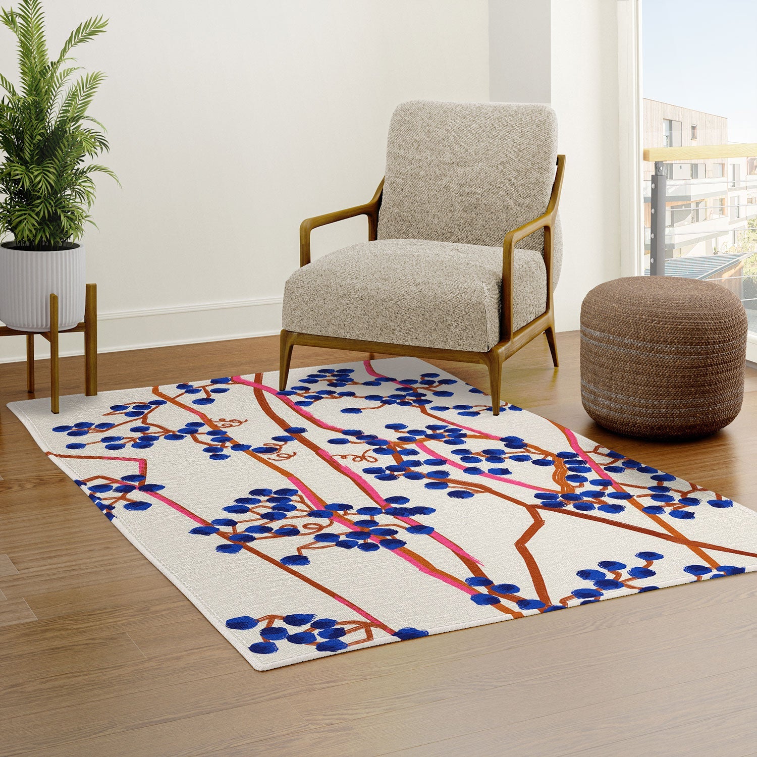 83 Oranges Berry Summer Area Rug