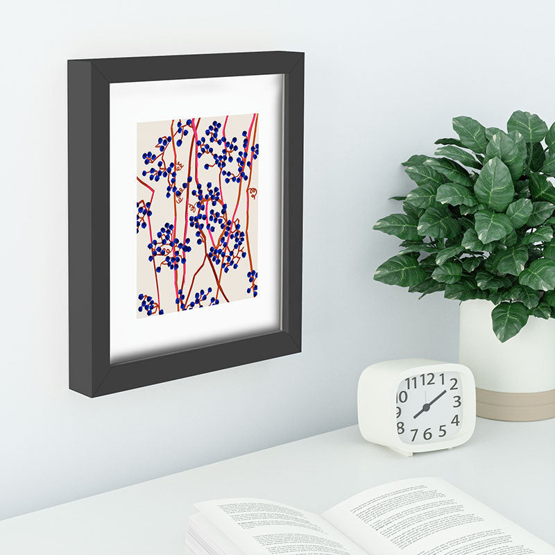 83 Oranges Berry Summer Recessed Framing Rectangle