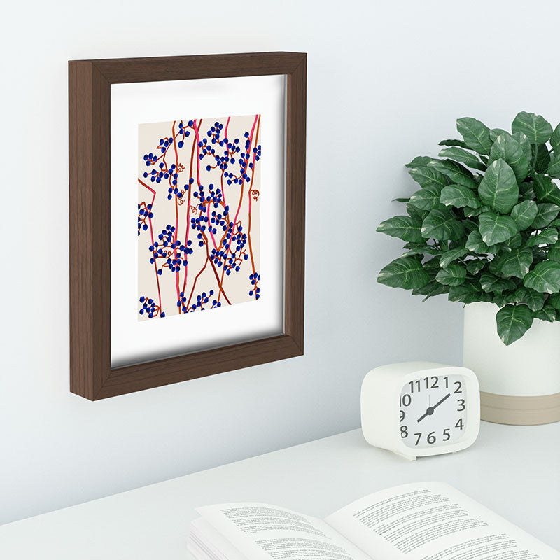 83 Oranges Berry Summer Recessed Framing Rectangle