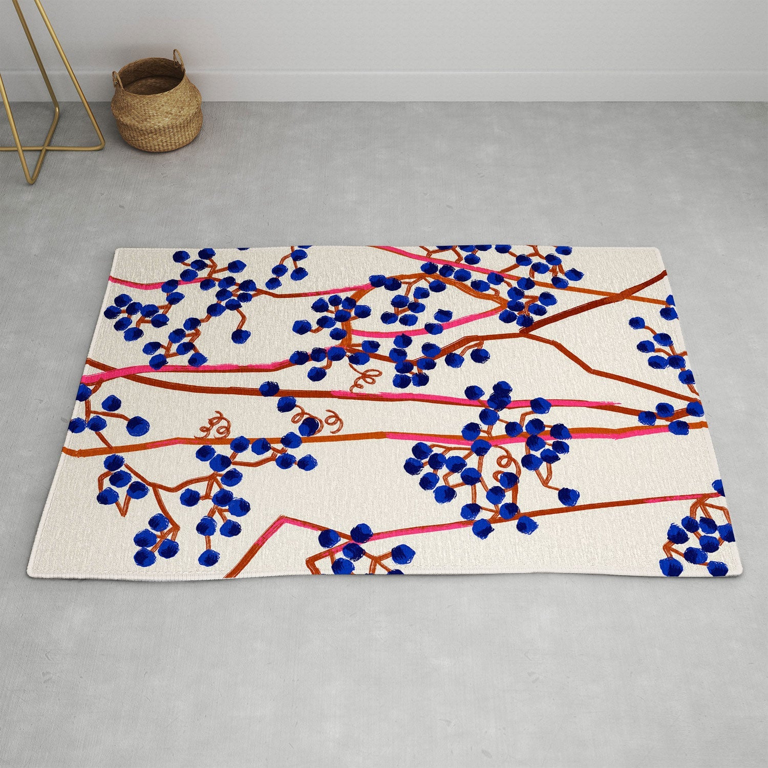 83 Oranges Berry Summer Area Rug