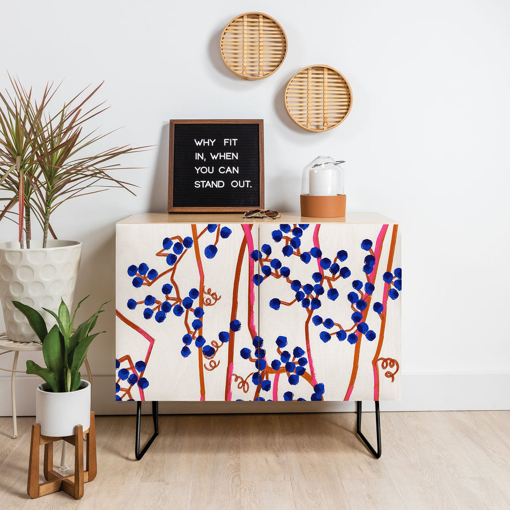 83 Oranges Berry Summer Credenza