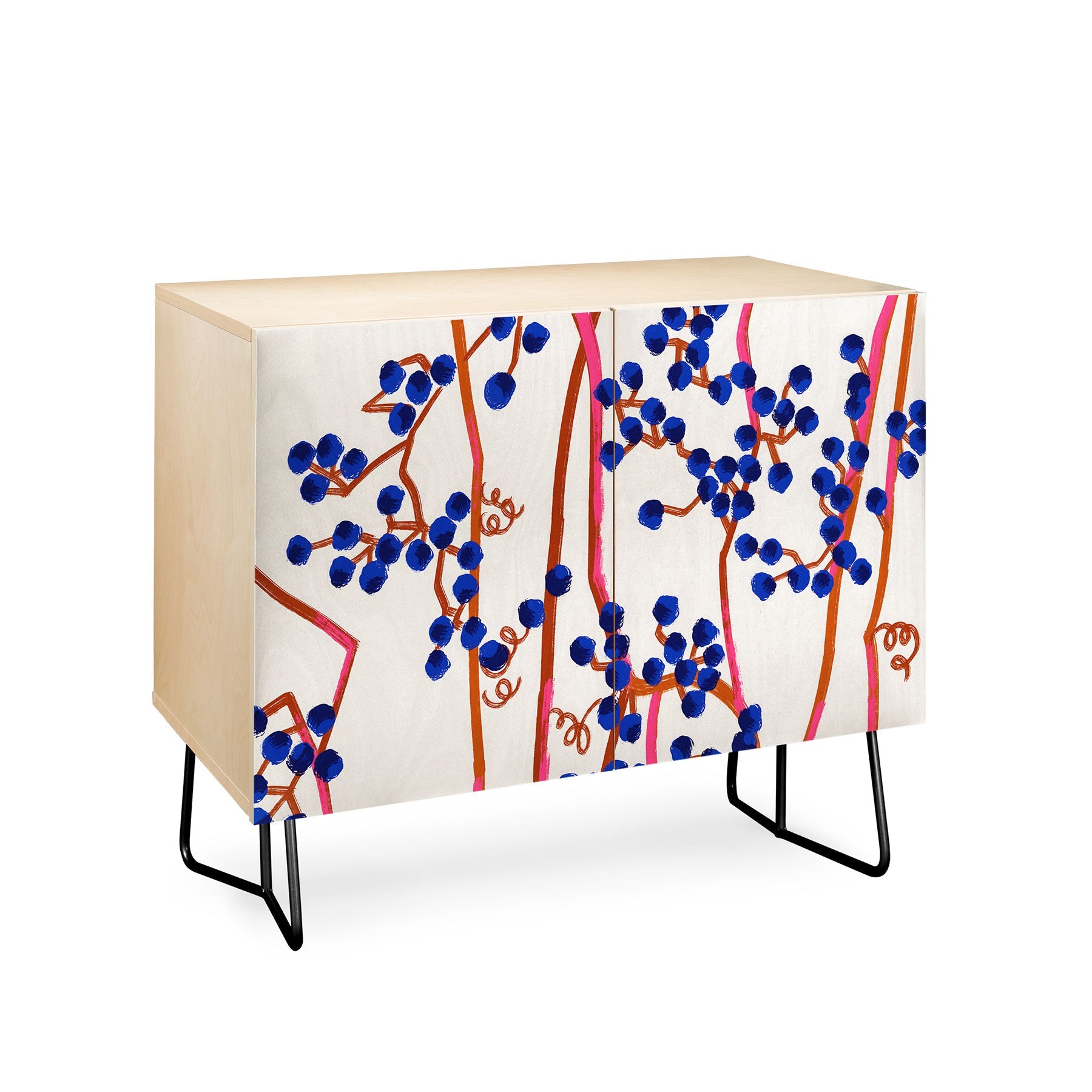 83 Oranges Berry Summer Credenza