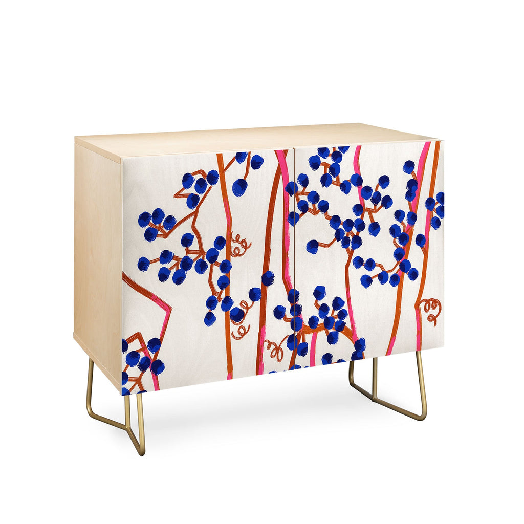 83 Oranges Berry Summer Credenza