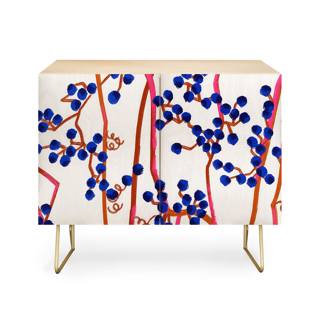 83 Oranges Berry Summer Credenza
