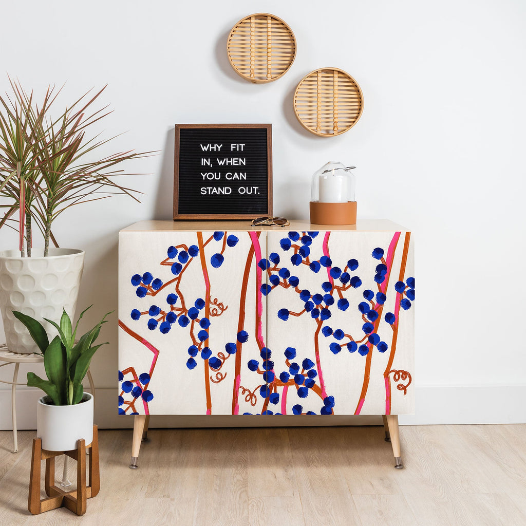 83 Oranges Berry Summer Credenza