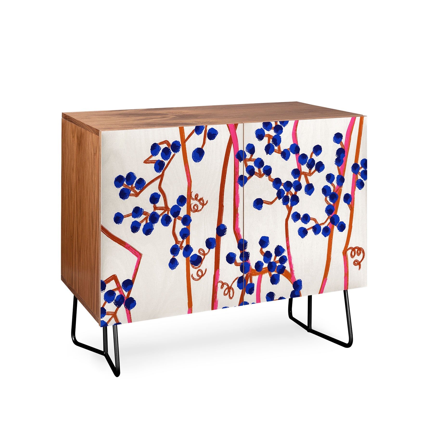 83 Oranges Berry Summer Credenza