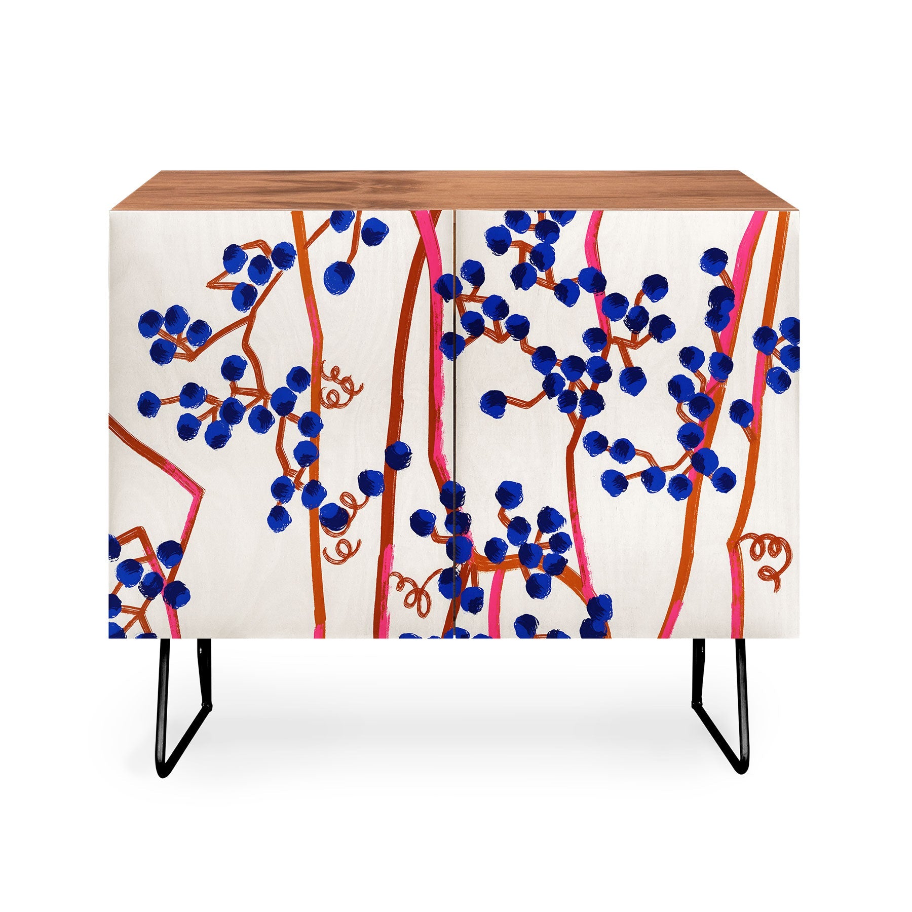83 Oranges Berry Summer Credenza