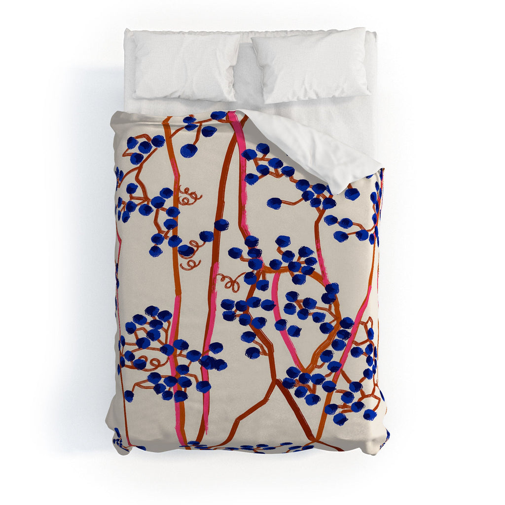 83 Oranges Berry Summer Duvet Cover