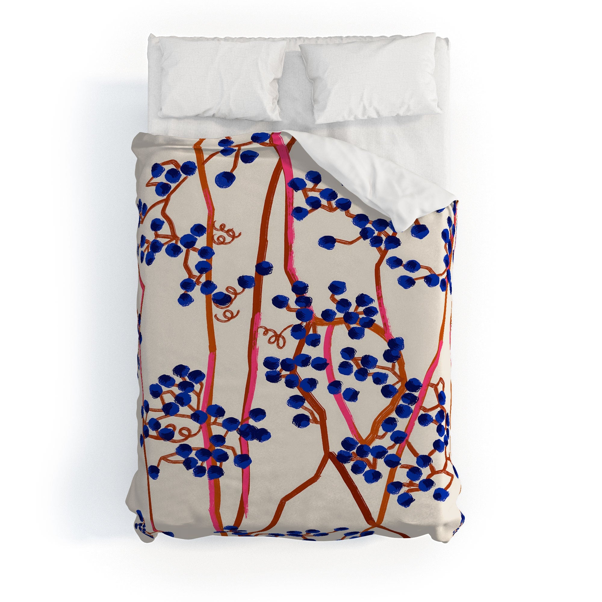 83 Oranges Berry Summer Duvet Cover