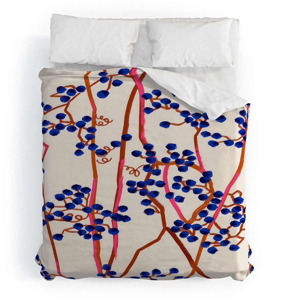 83 Oranges Berry Summer Duvet Cover