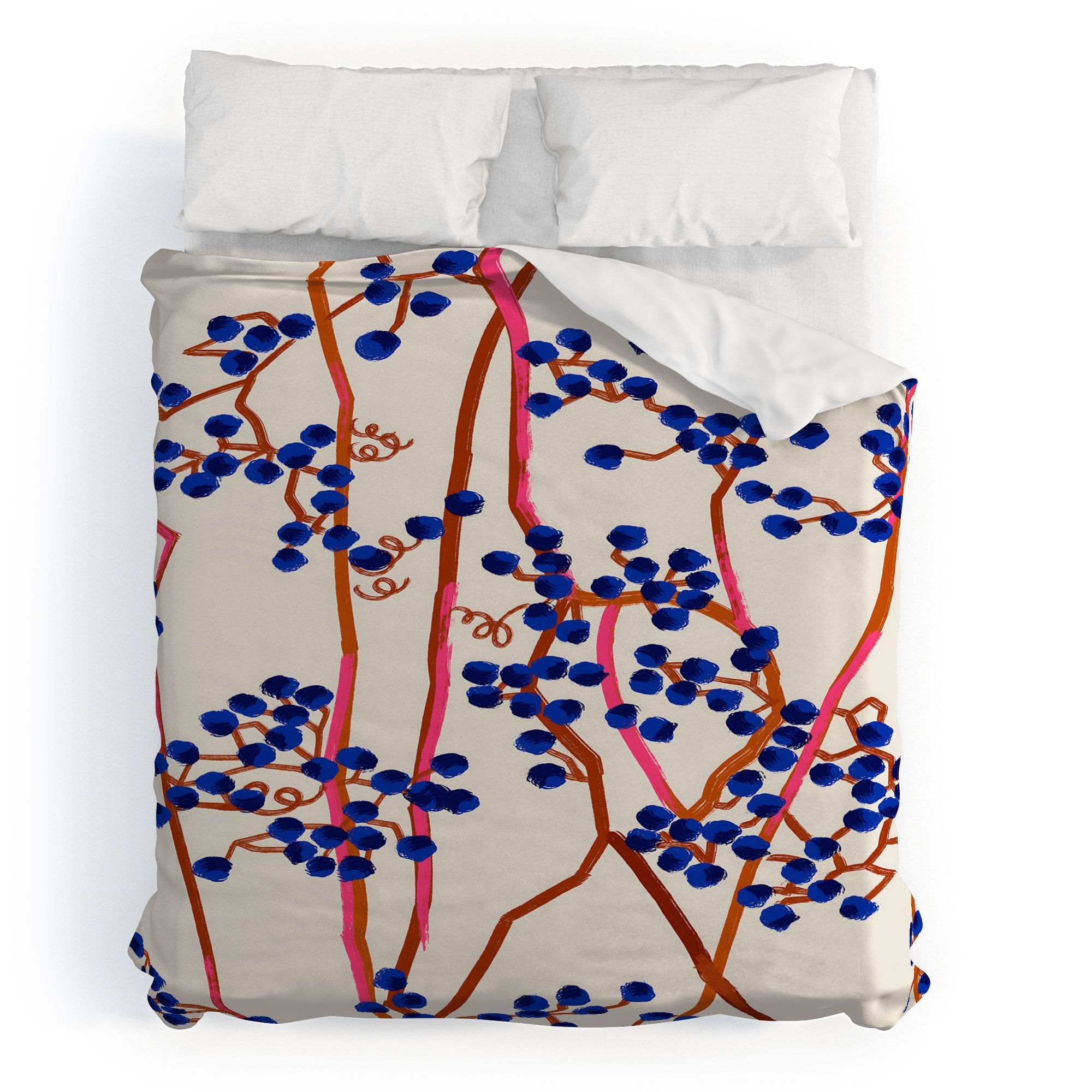 83 Oranges Berry Summer Duvet Cover