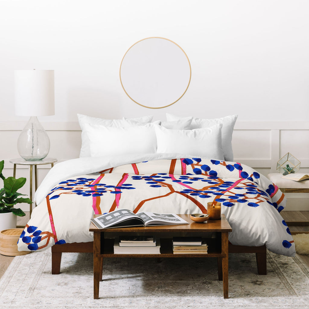 83 Oranges Berry Summer Duvet Cover