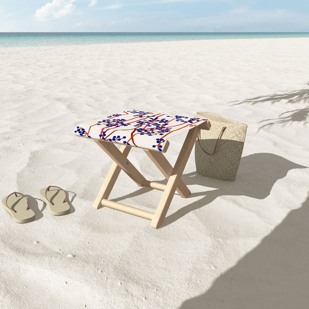 83 Oranges Berry Summer Folding Stool