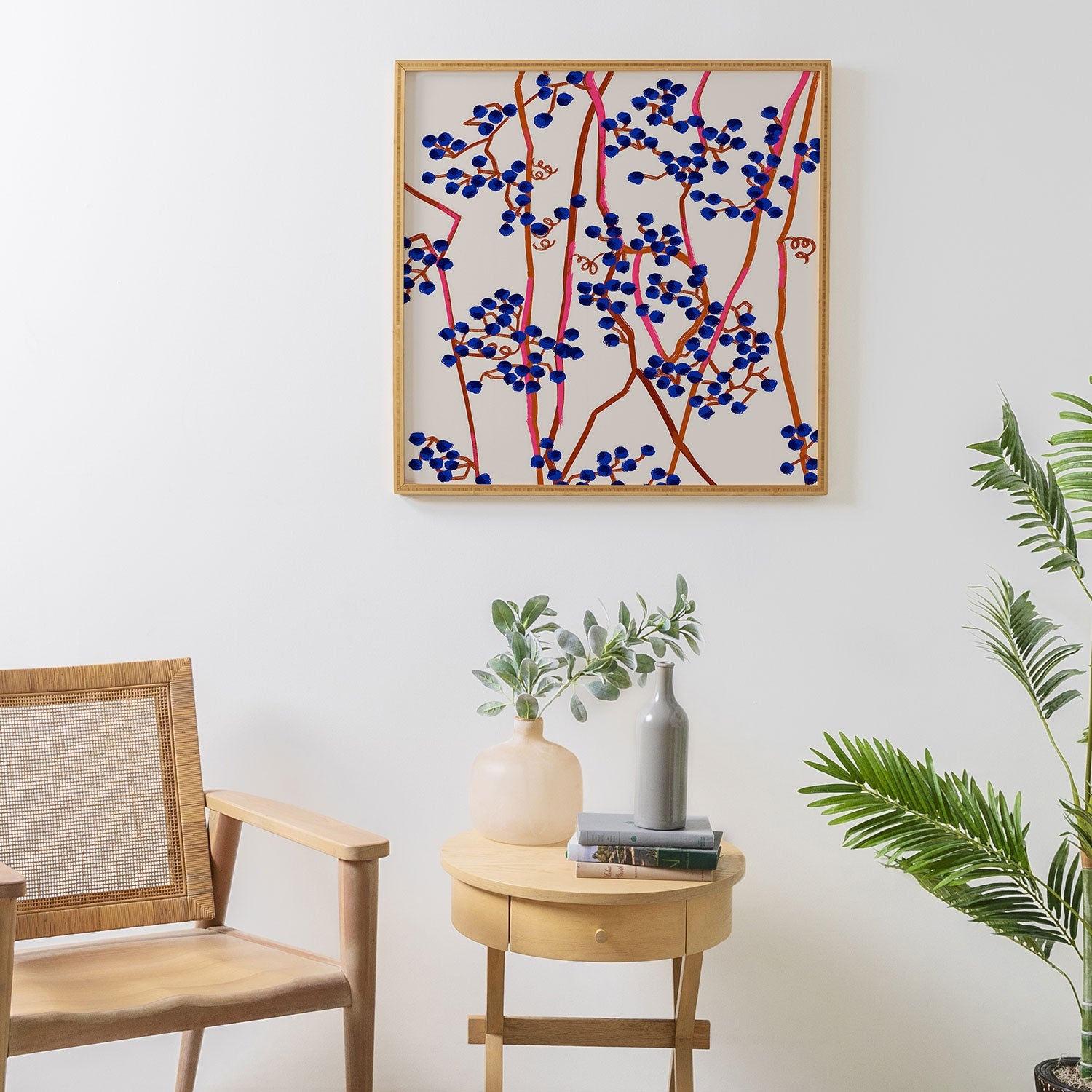 83 Oranges Berry Summer Framed Wall Art