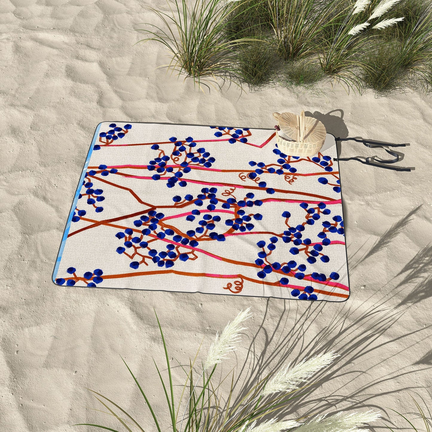 83 Oranges Berry Summer Picnic Blanket