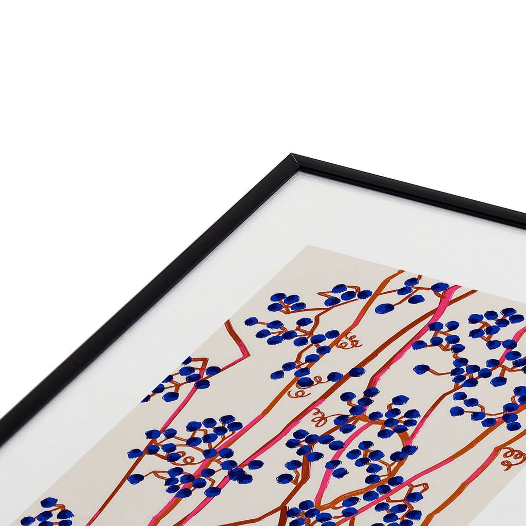 83 Oranges Berry Summer Metal Framed Art Print