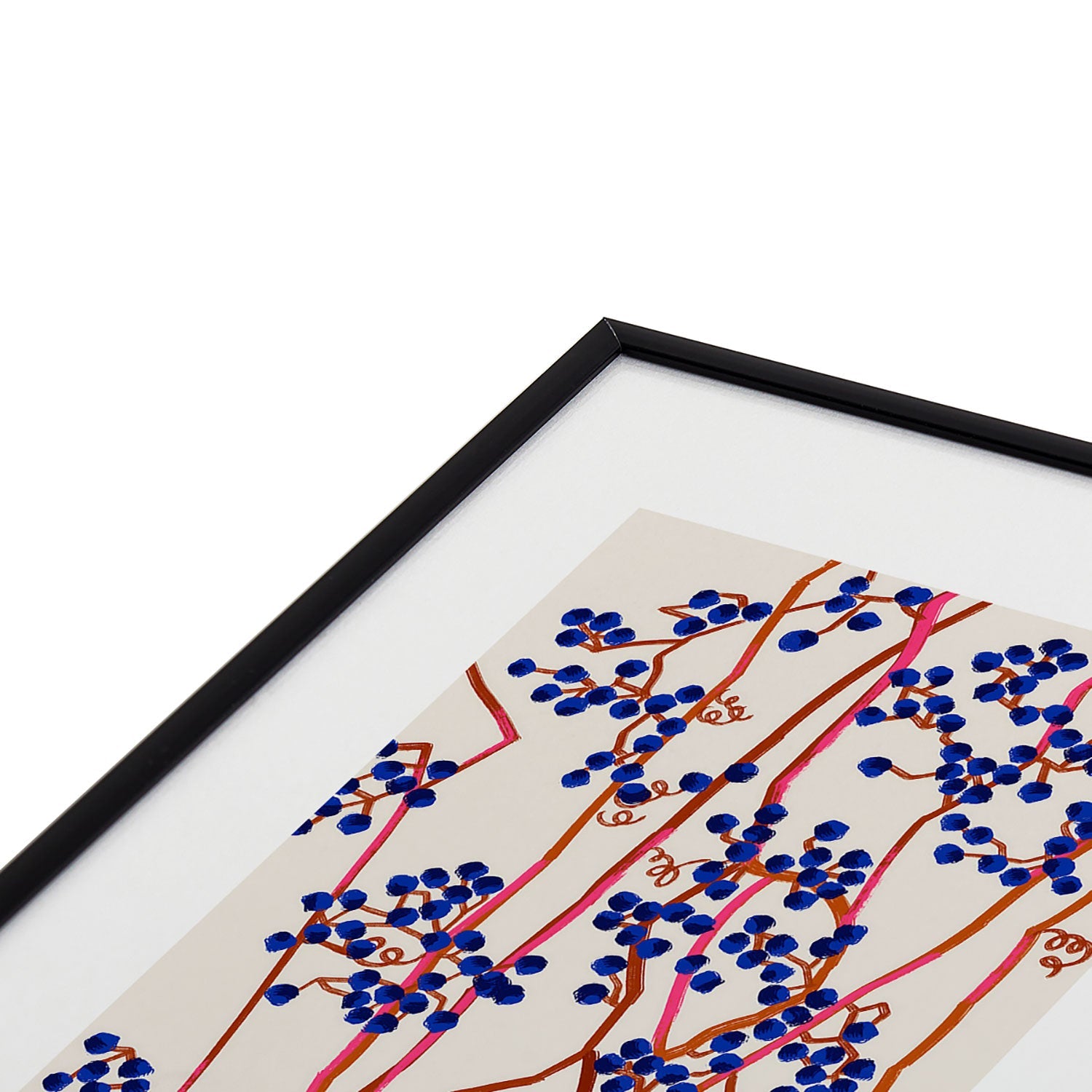 83 Oranges Berry Summer Metal Framed Art Print