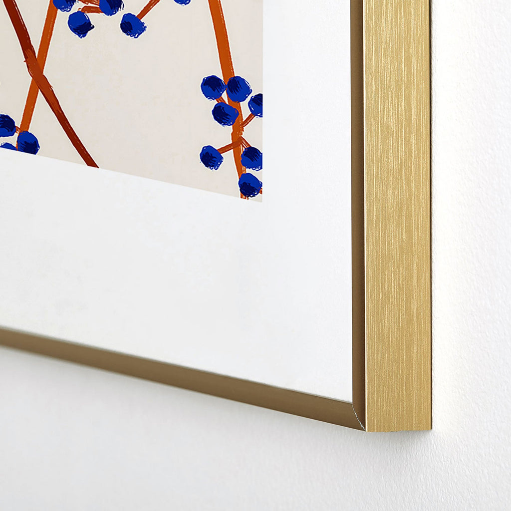 83 Oranges Berry Summer Metal Framed Art Print