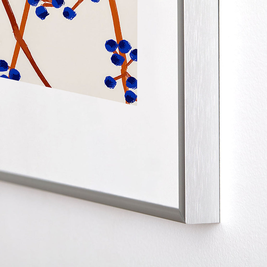 83 Oranges Berry Summer Metal Framed Art Print