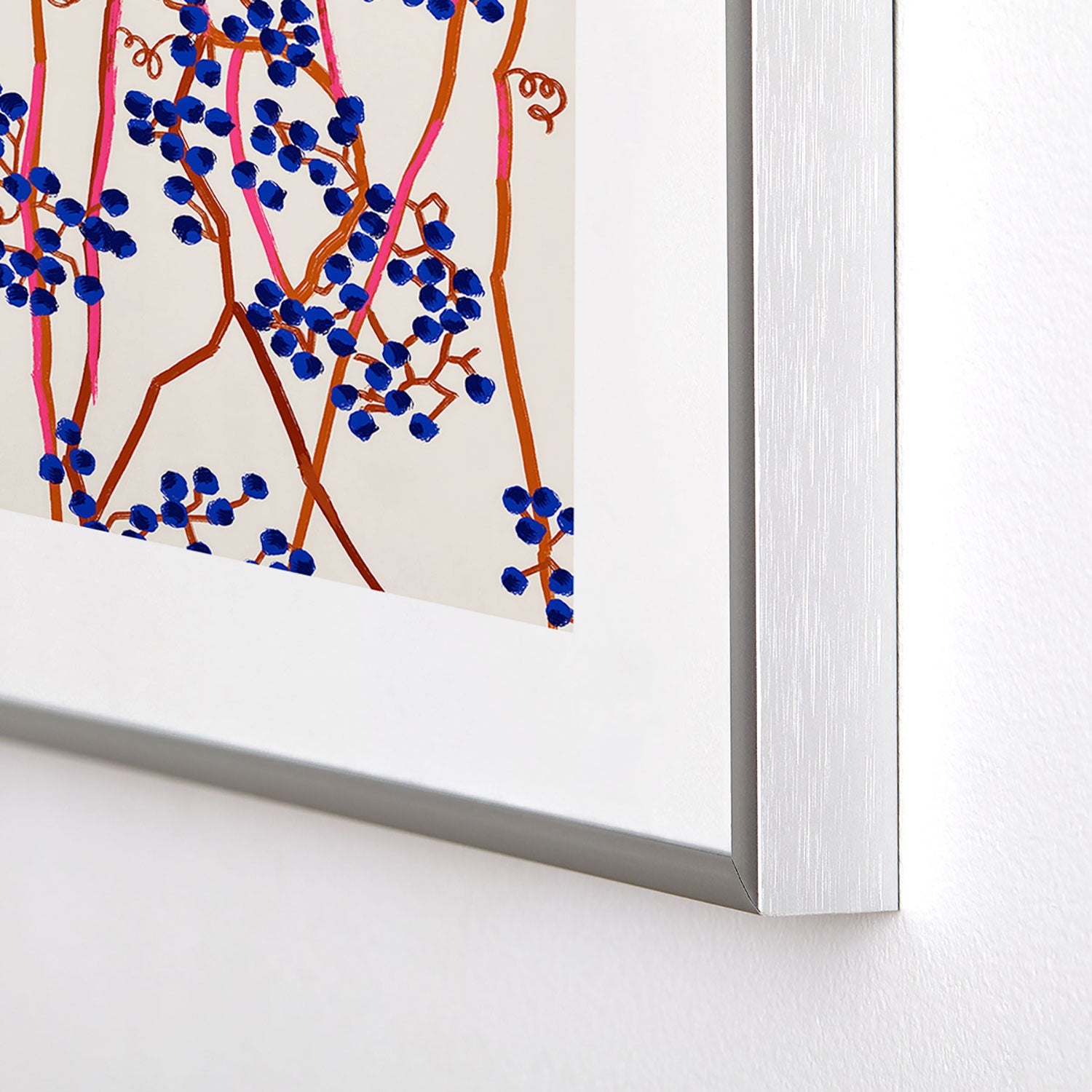 83 Oranges Berry Summer Metal Framed Art Print