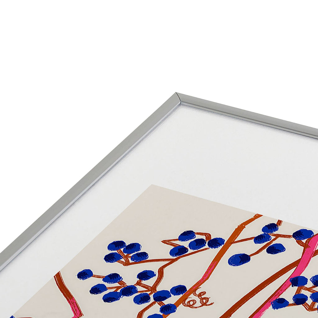 83 Oranges Berry Summer Metal Framed Art Print