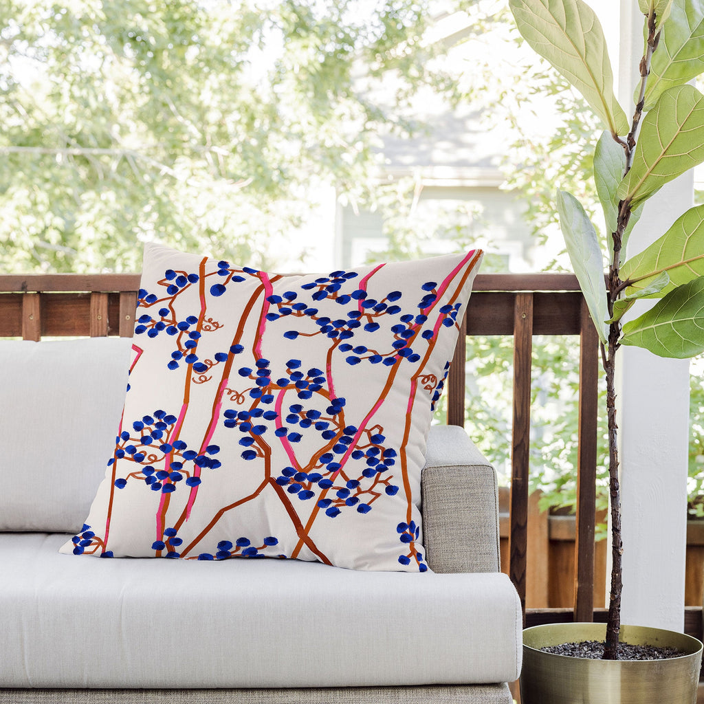 83 Oranges Berry Summer Outdoor Throw Pillow