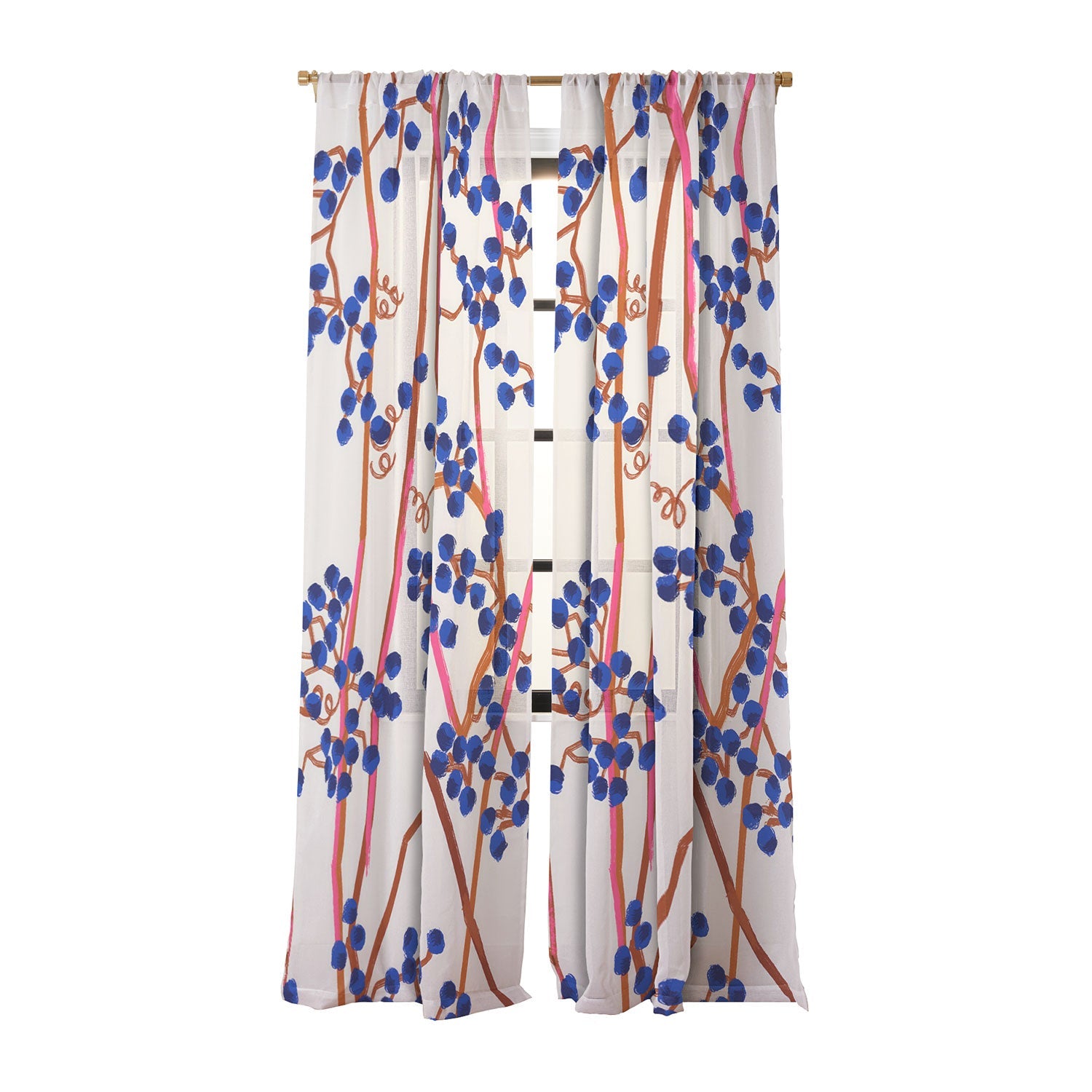 83 Oranges Berry Summer Sheer Non Repeat